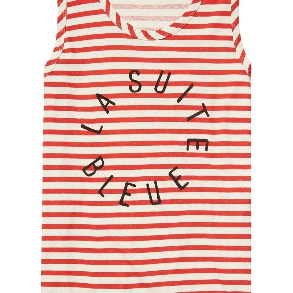 Scotch & Soda Striped Appliquz Top S - Picture 3 of 7